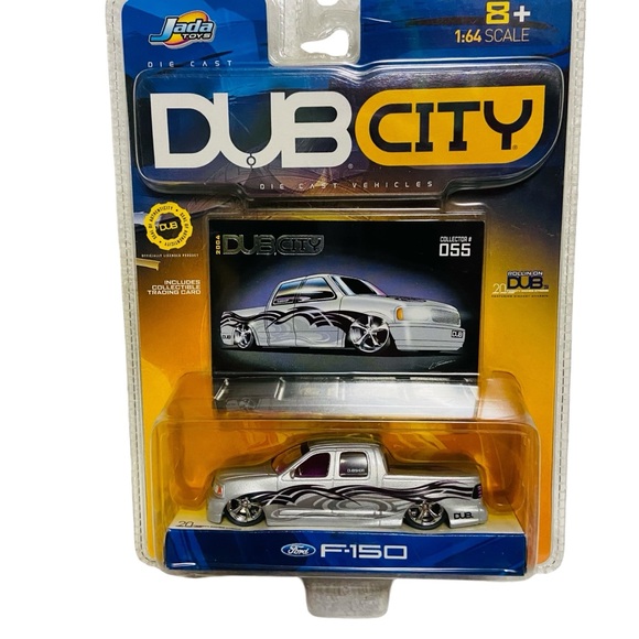 Jada Dub City Ford F-150 Silver 1:64 - Picture 1 of 8